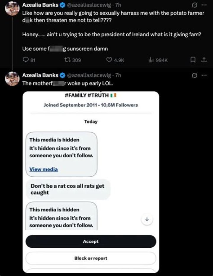 Demanding Apology to Azealia Banks – Hollywood Life