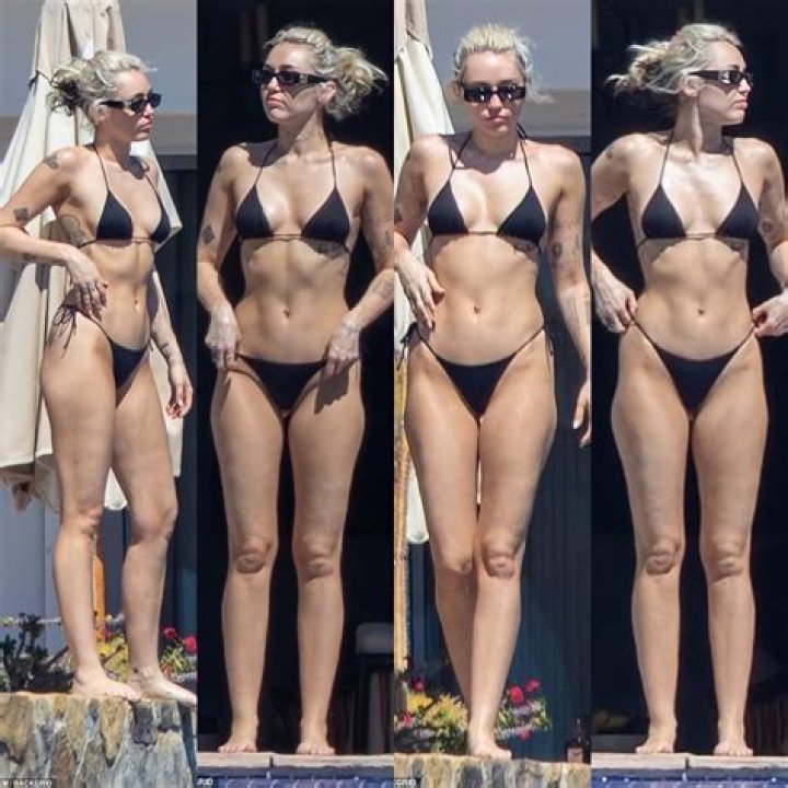 Miley Cyrus’ Black Tank Top & Tassel Pants: Pic – Hollywood Life